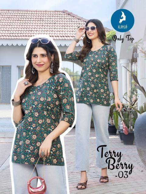 Kaya terry berry Kurti wholesale online in Gujarat